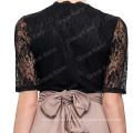 GK Occident Frauen Half Sleeve Lace Splicing High Split Lange Mode Kleid CL009717-1